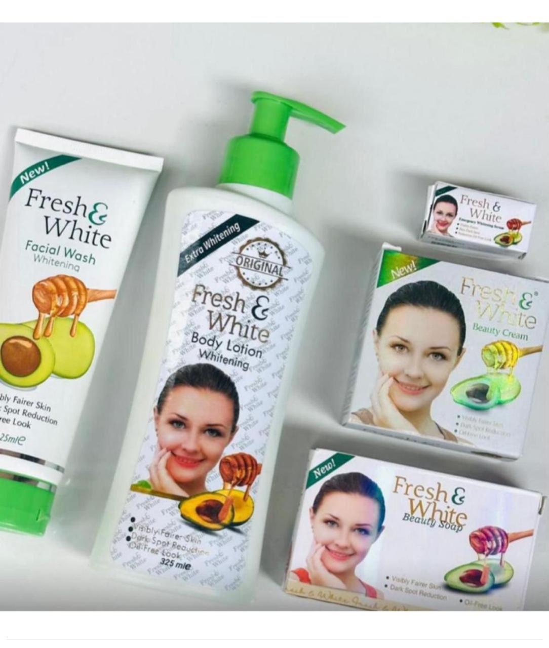 Frash and white cream set