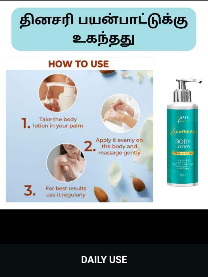 Licorices Body Lotion 