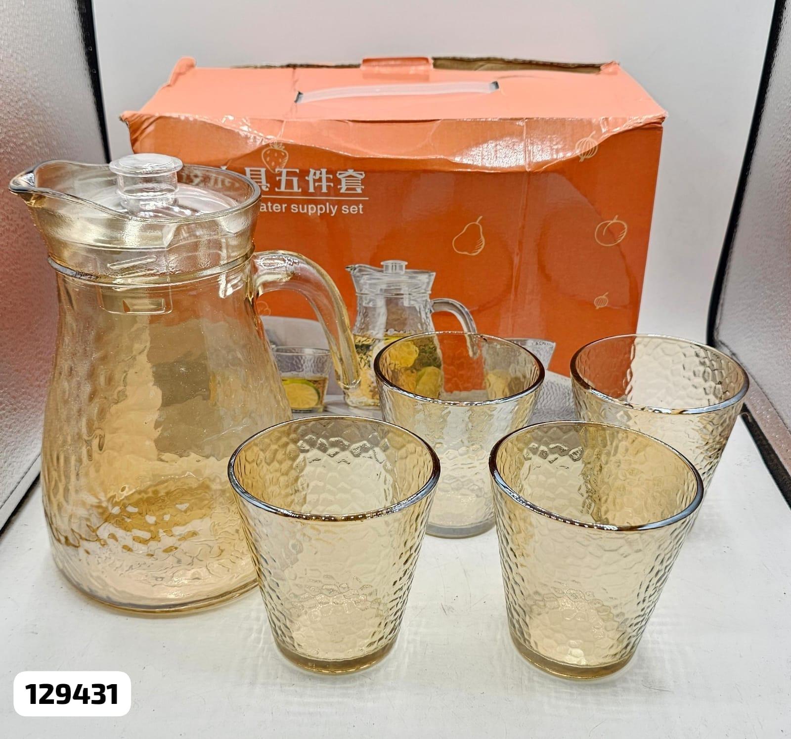 Juice supply glass set
