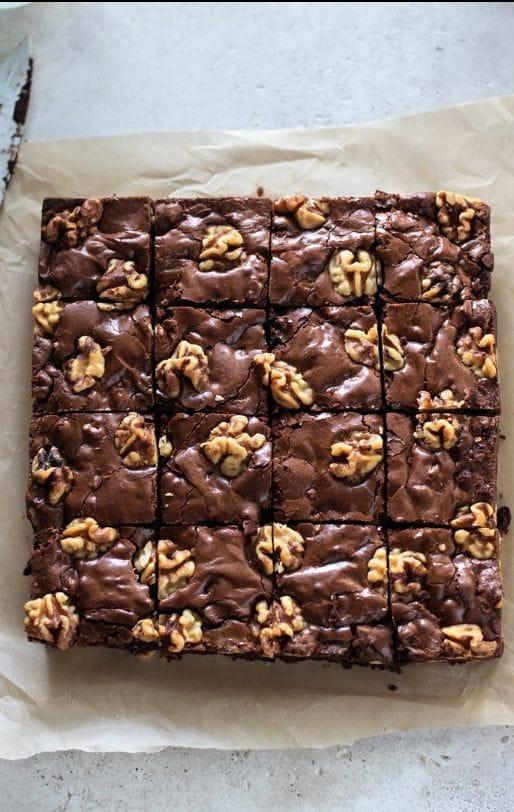 Walnut brownie