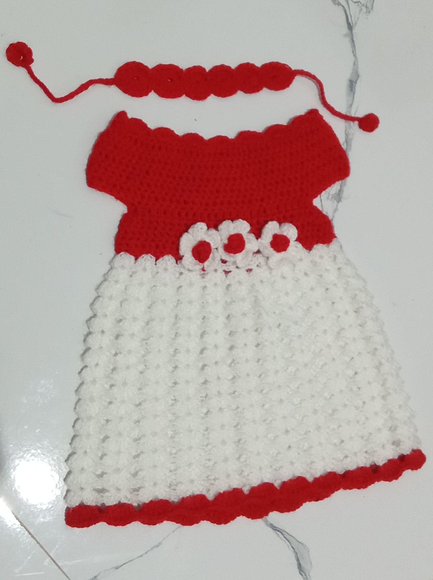 Crochet baby frock 