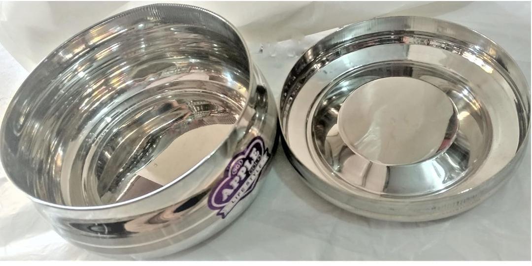 (MNR) *Indian Heavy Silver Set with Airtight Lid*