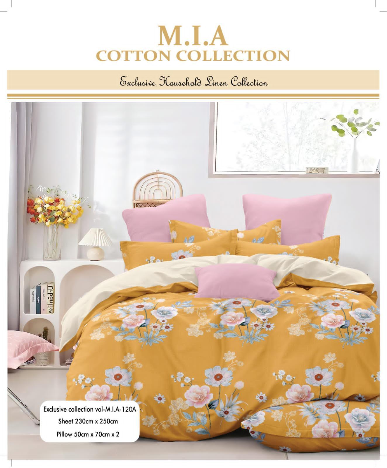 *New Arrival* *MIA Cotton Bedsheet Set* 3