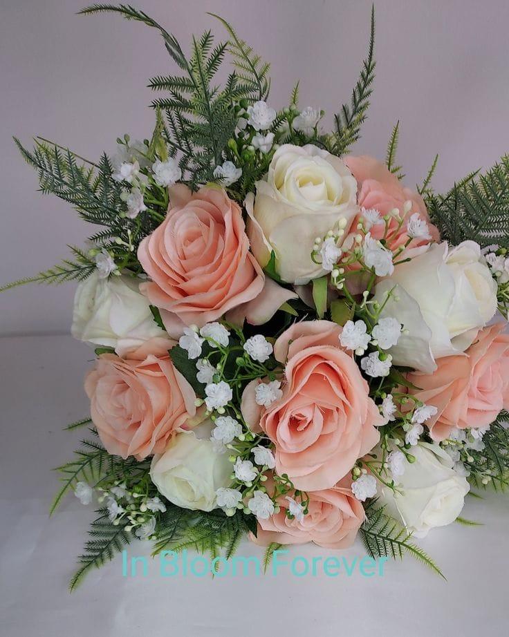 Bridle wedding bouquet 