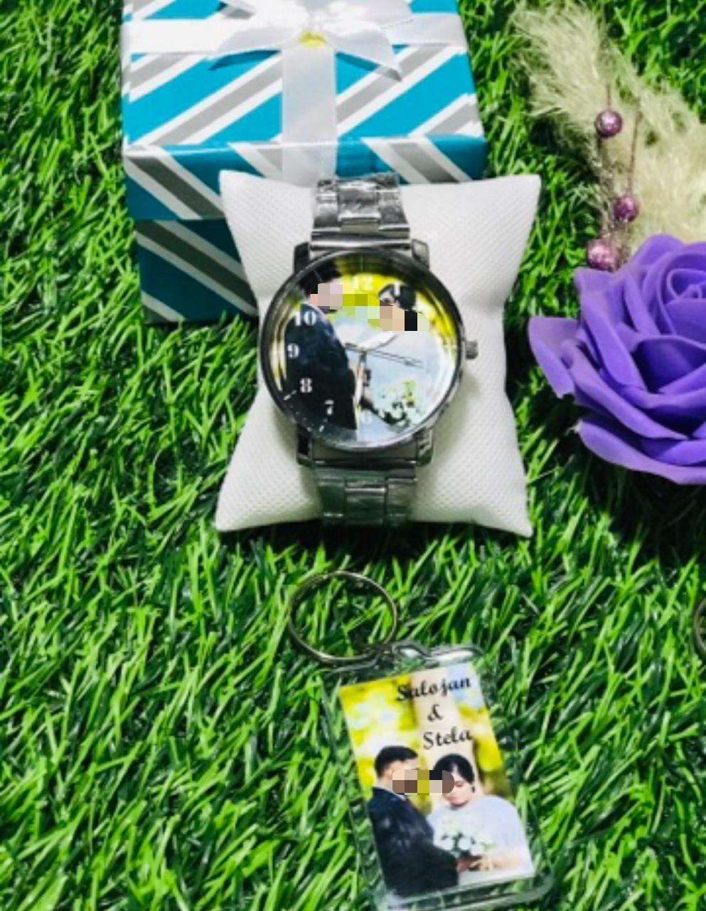 Custamized watch keychain