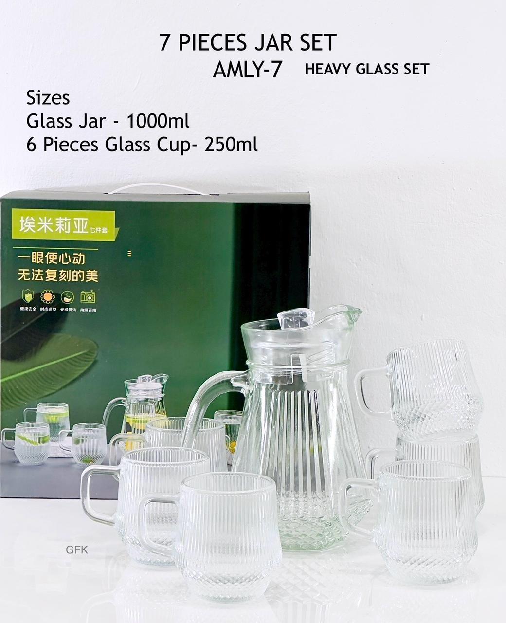 7 PIECES JAR SET